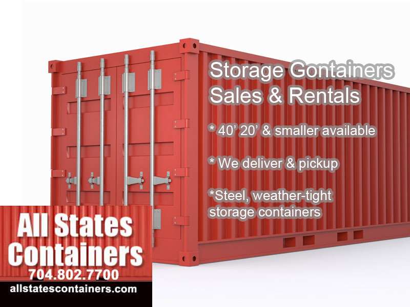 All States Containers | 10114 Royshall Dr, Pineville, NC 28134, USA | Phone: (704) 802-7700