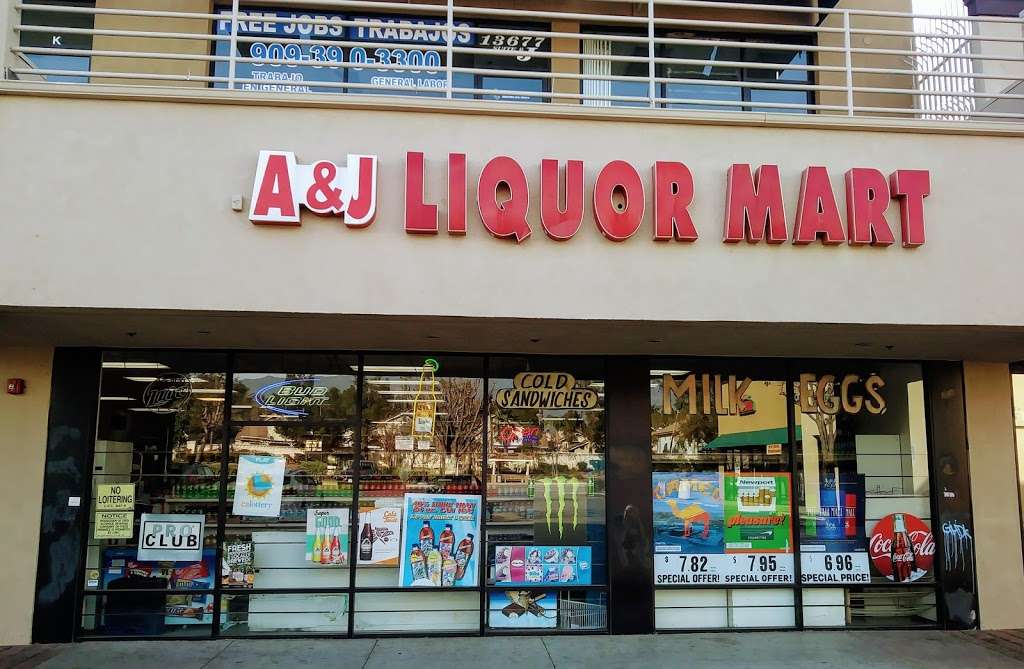 A & J Liquor Mart | 13677 E Foothill Blvd # B1, Fontana, CA 92335, USA | Phone: (909) 689-5043