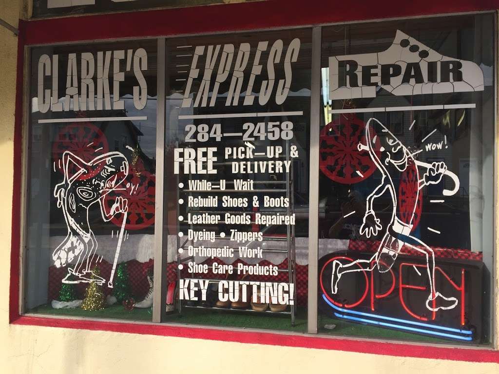 Clarkes Express Shoe Repair | 6920 Holabird Ave, Baltimore, MD 21222, USA | Phone: (410) 284-2458