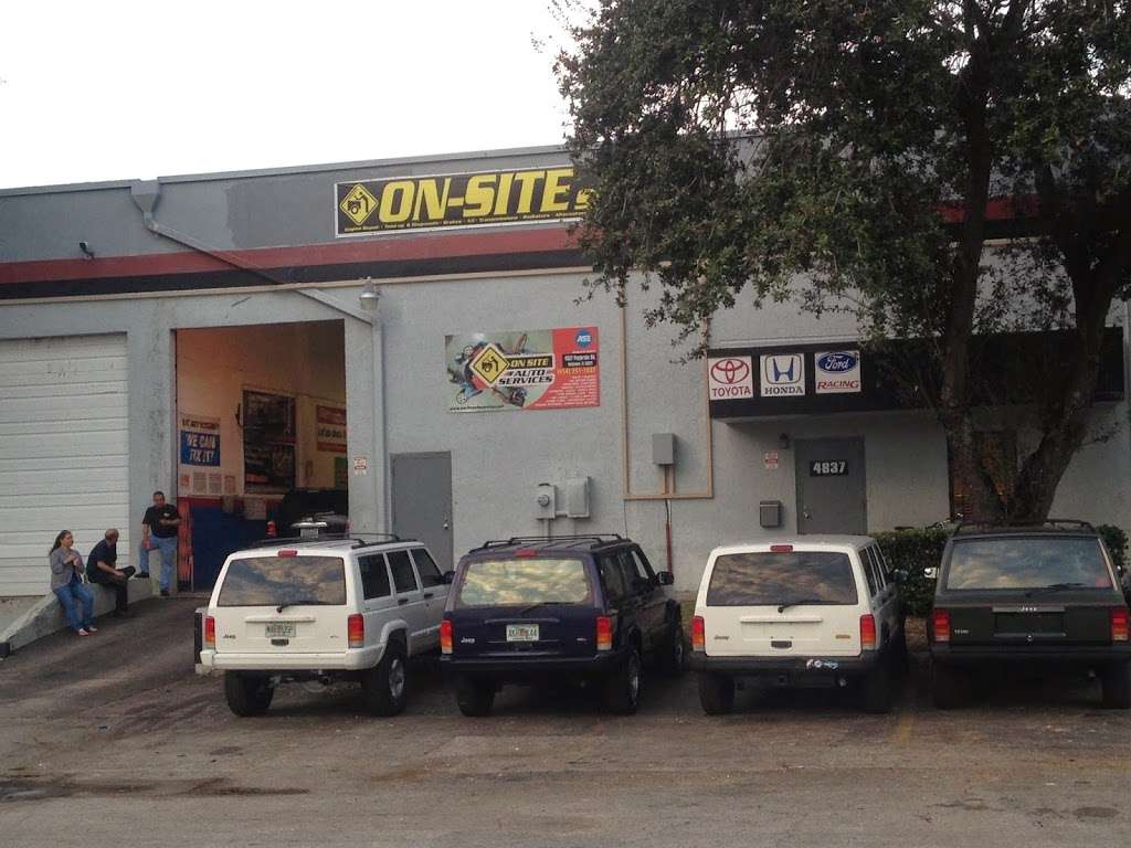 ON SITE AUTO SERVICES | 4837 Pembroke Rd, Hollywood, FL 33021, USA | Phone: (954) 251-1037