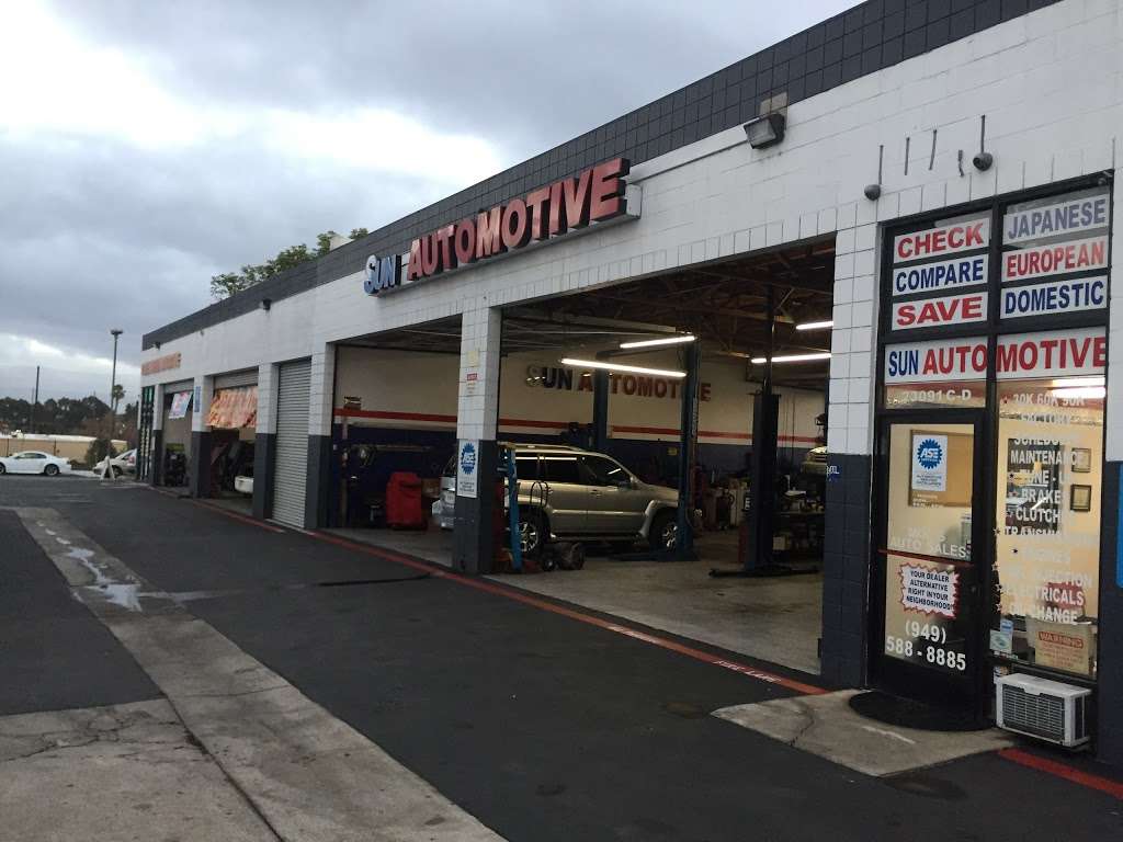 Sun Automotive | 23091 Orange Ave, Lake Forest, CA 92630, USA | Phone: (949) 588-8885