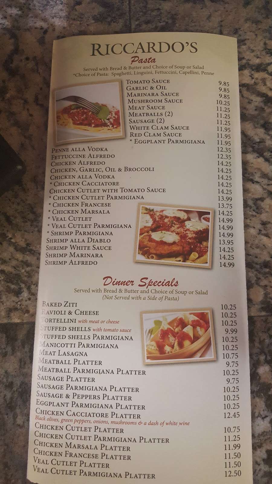 Riccardos Pizza & Restaurant | 240 John F Kennedy Way, Willingboro, NJ 08046, USA | Phone: (609) 871-3330