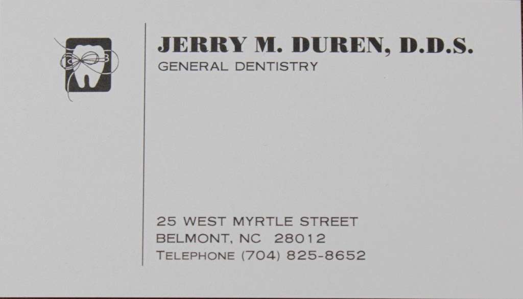 Jerome Duren | 25 Myrtle St, Cramerton, NC 28032, USA | Phone: (704) 825-8652