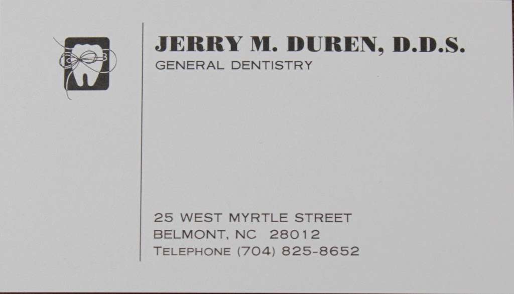 Jerome Duren | 25 Myrtle St, Cramerton, NC 28032 | Phone: (704) 825-8652