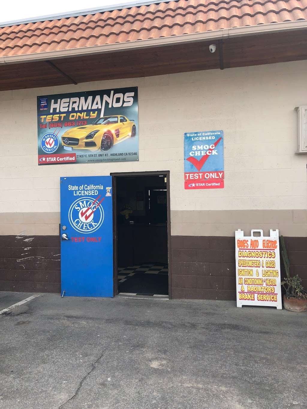Hermanos Test Only | 27437 W 5th St #2, Highland, CA 92346, USA | Phone: (909) 863-1713