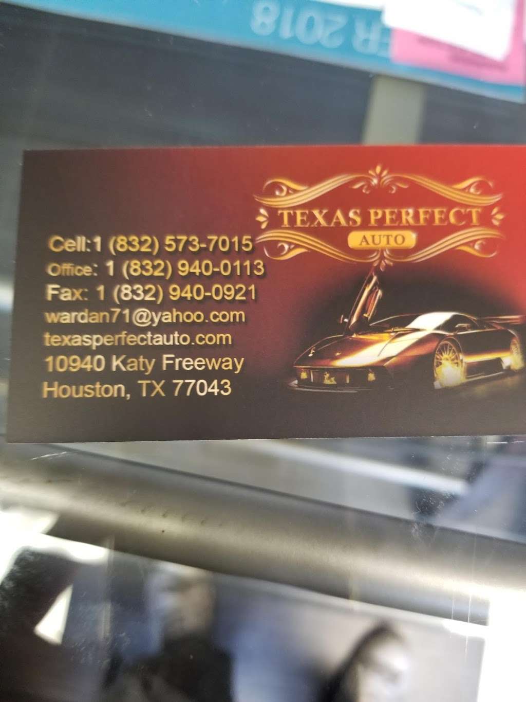 Texas perfect auto | 10940 Katy Fwy, Houston, TX 77043, USA | Phone: (832) 573-7015