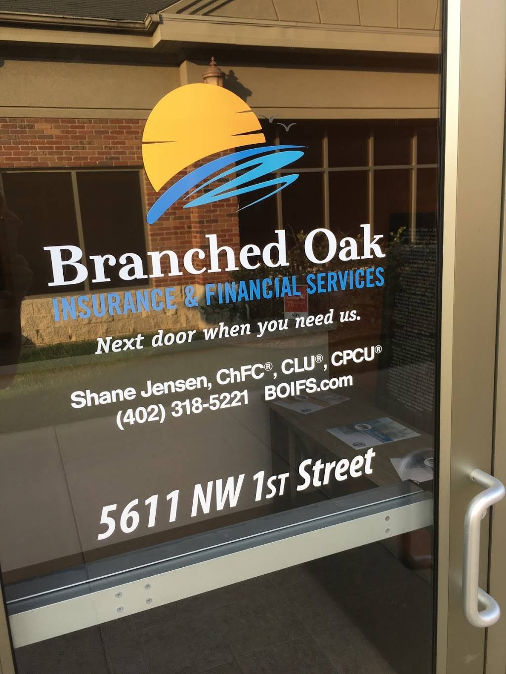 Branched Oak Insurance & Financial Services | 5611 NW 1st St, Lincoln, NE 68521, USA | Phone: (402) 318-5221