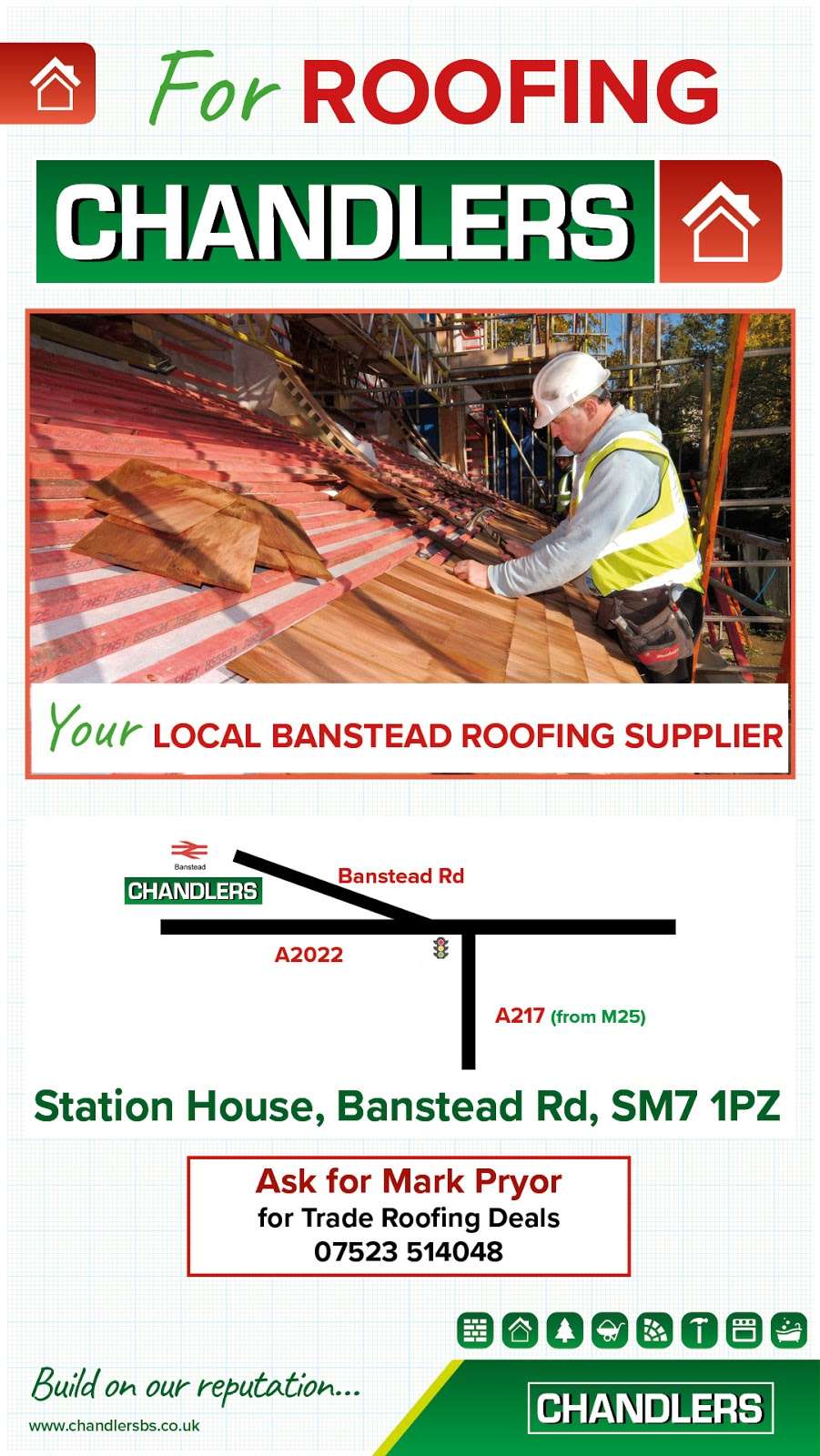 Chandlers Roofing Supplies | 14, Gateway Industrial Estate, Hythe Road, White City, London NW10 6RJ, UK | Phone: 020 3597 3300