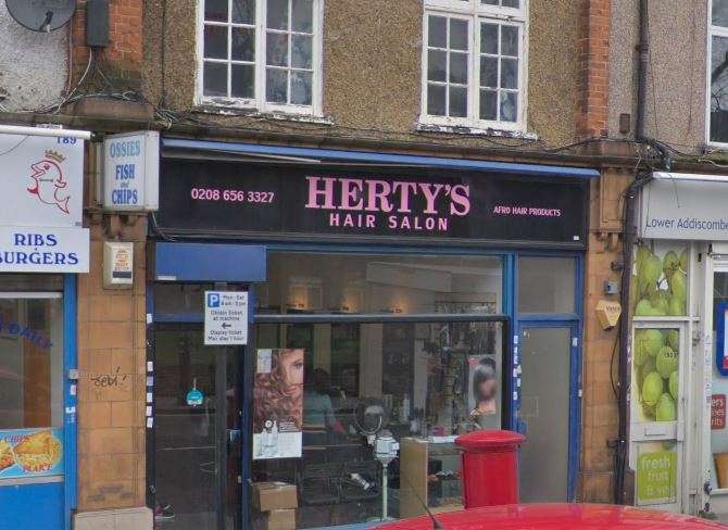 Hertys Hair Salon | 191 Lower Addiscombe Rd, Croydon CR0 6RA, UK | Phone: 020 8656 3327