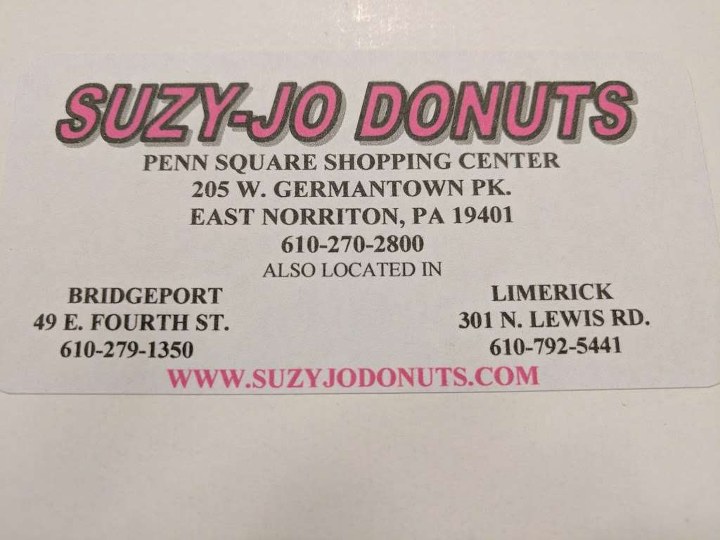 Suzy Jo Donuts | 205 W Germantown Pike, East Norriton, PA 19401, USA | Phone: (610) 270-2800