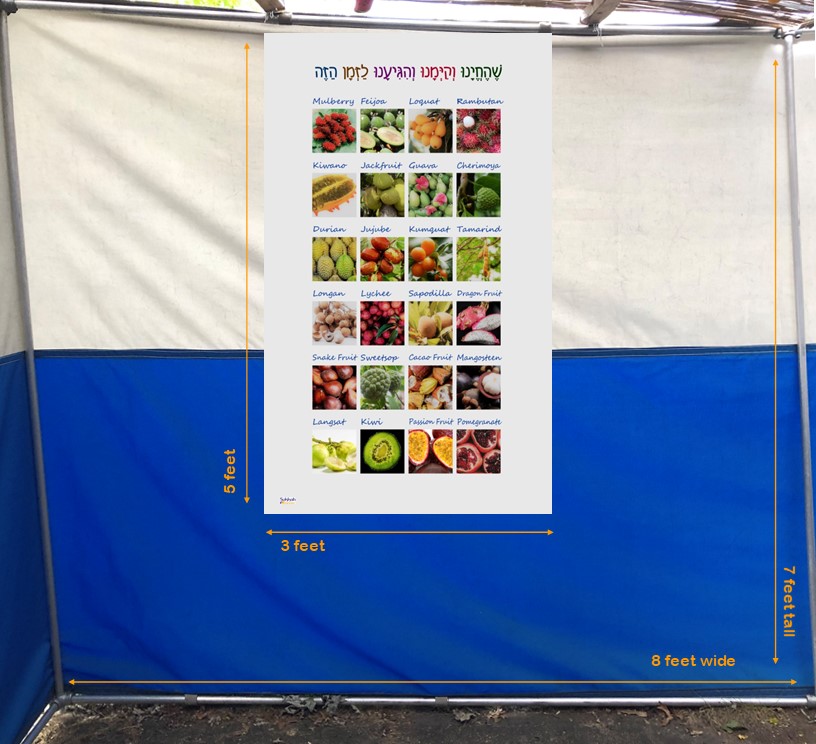 Sukkah Banner | 25 Veterans Plaza #5291, Bergenfield, NJ 07621, USA | Phone: (201) 992-1882