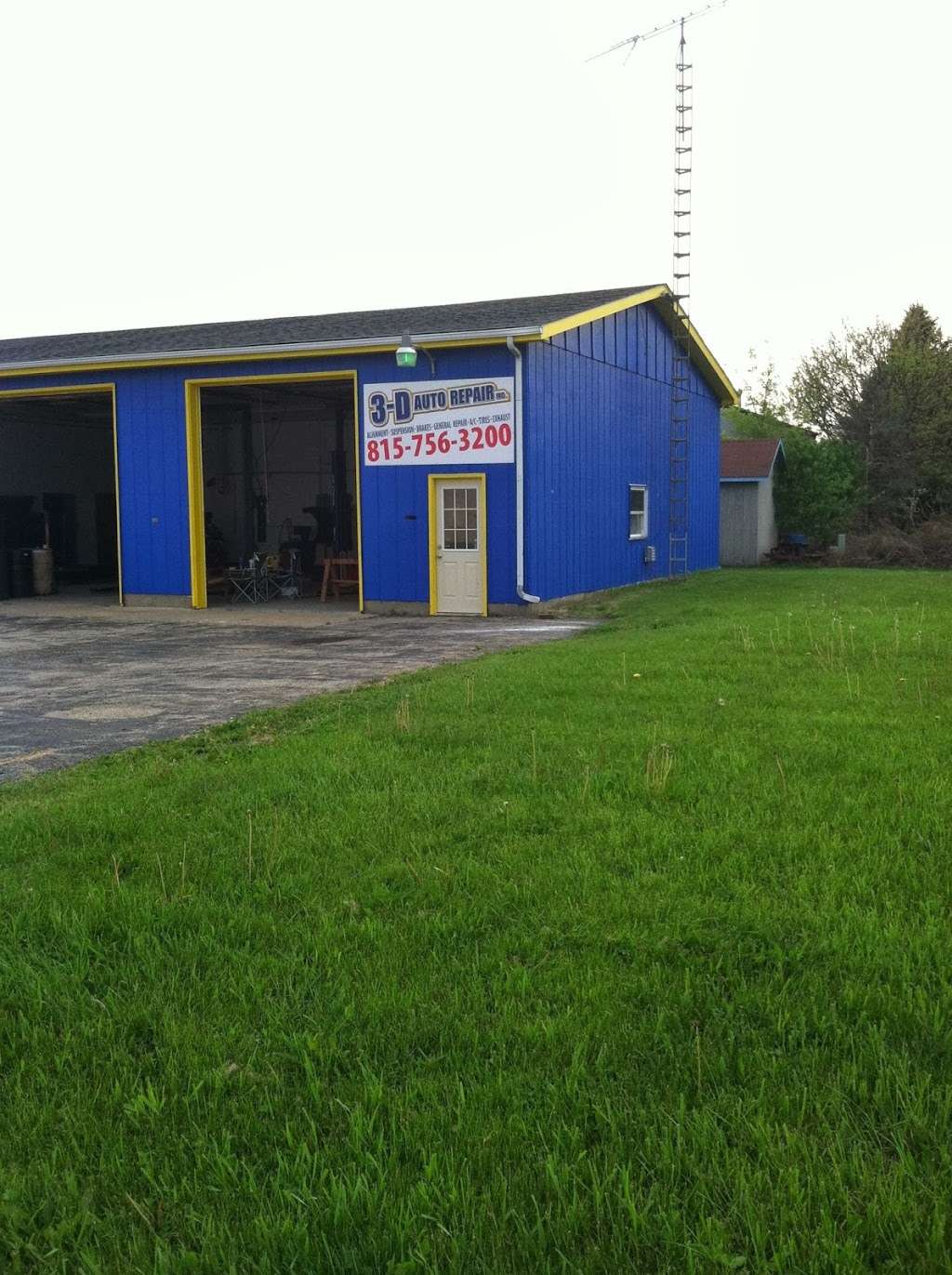 3-D Auto Repair, Inc. | 4027, 235 S Halwood St, Cortland, IL 60112, USA | Phone: (815) 756-3200
