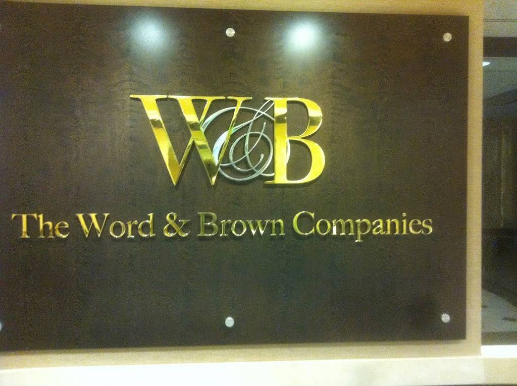 The Word & Brown Companies | 701 S Parker St, Orange, CA 92868, USA | Phone: (800) 869-6989