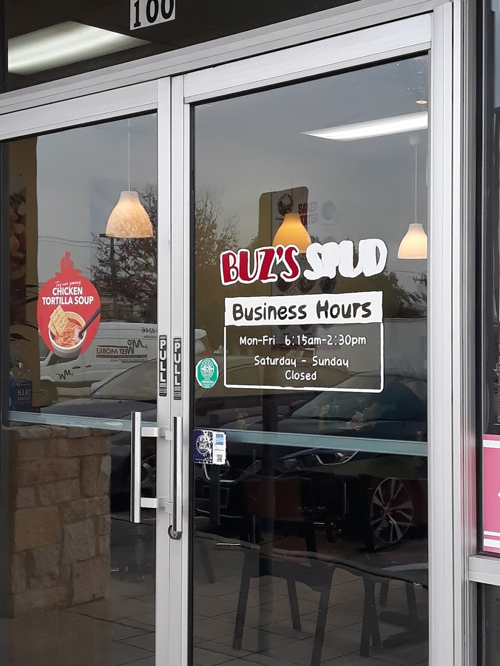 Buzs Spud | 1630 Valwood Pkwy #100, Carrollton, TX 75006, USA | Phone: (972) 247-7754