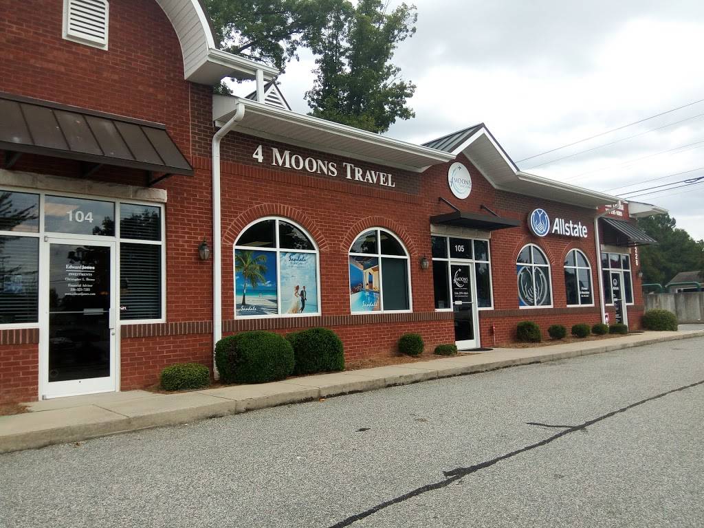 4 Moons Travel | 1228 Guilford College Rd #105, Jamestown, NC 27282, USA | Phone: (336) 299-4164