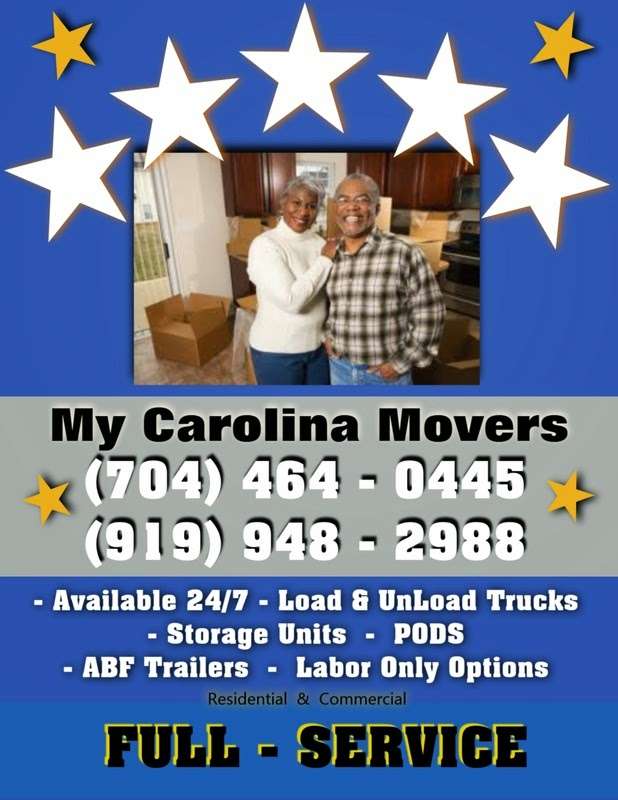 My Carolina Movers | 16859 Hugh Torance Pkwy, Huntersville, NC 28078 | Phone: (704) 658-6139