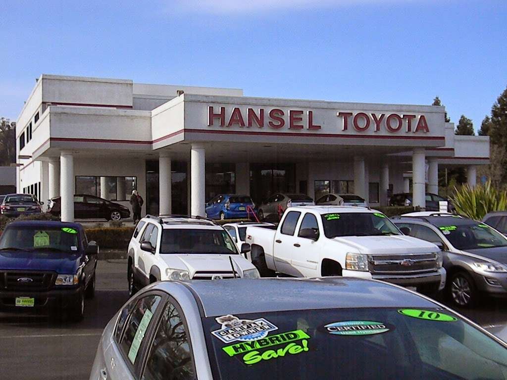 Hansel Toyota | 1125 Auto Center Dr, Petaluma, CA 94952, USA | Phone: (707) 682-5478