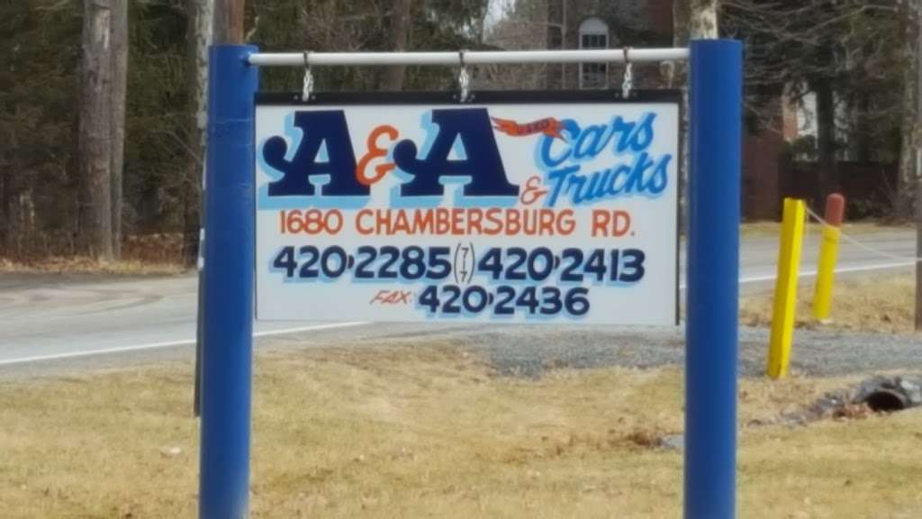 A & A Used Cars & Trucks | 1680 Chambersburg Rd, Gettysburg, PA 17325, USA | Phone: (717) 420-2285