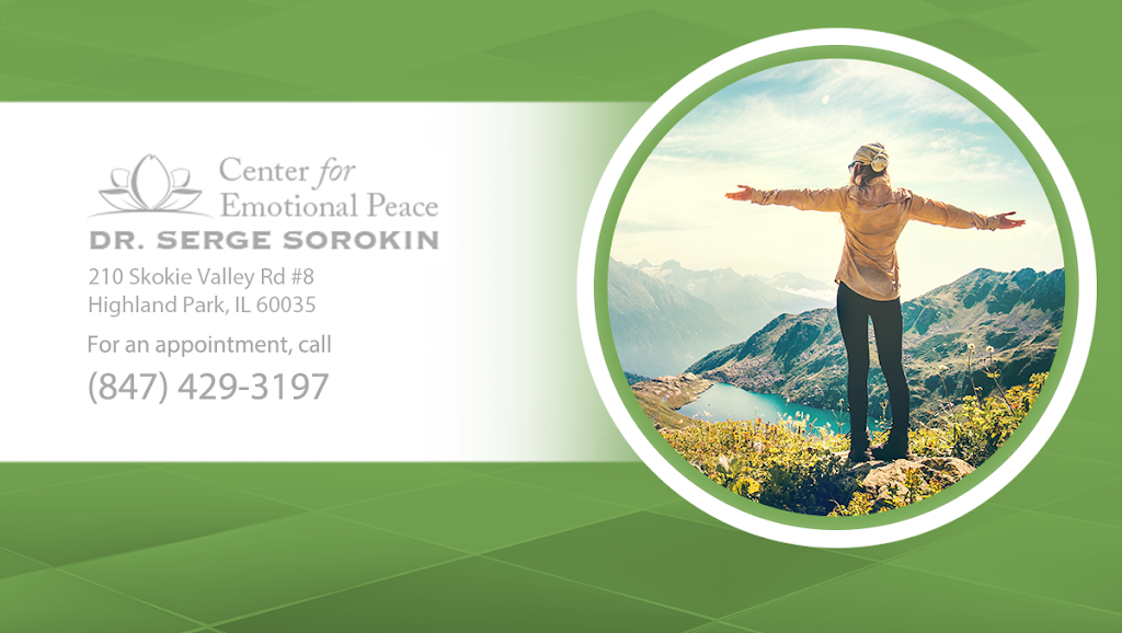 Center for Emotional Peace | 210 Skokie Valley Rd #8, Highland Park, IL 60035, USA | Phone: (847) 429-3197