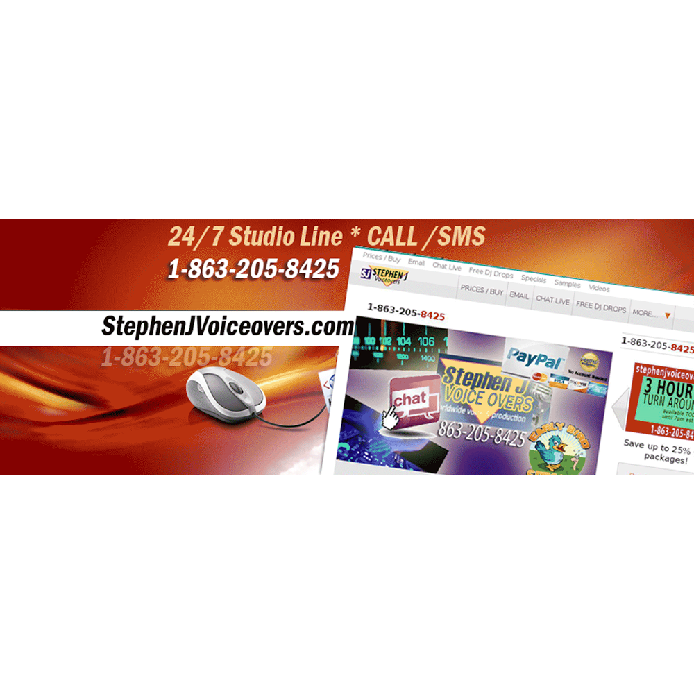 Stephen J Voiceovers | 215 Shore Loop, Winter Haven, FL 33884, USA | Phone: (863) 205-8425