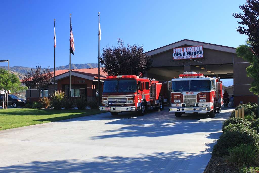 Highland Fire Department Station 543 | 7649 Sterling Ave, San Bernardino, CA 92410, USA | Phone: (909) 884-4100