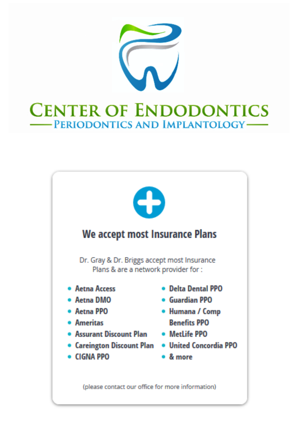 Center of Endodontics | 915 W Exchange Pkwy #280, Allen, TX 75013, USA | Phone: (214) 509-9011