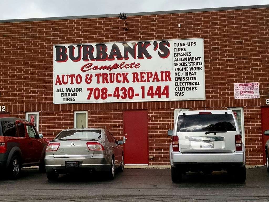 Burbanks Complete Auto-Truck | 8410 S Oketo Ave, Bridgeview, IL 60455, USA | Phone: (708) 430-1444