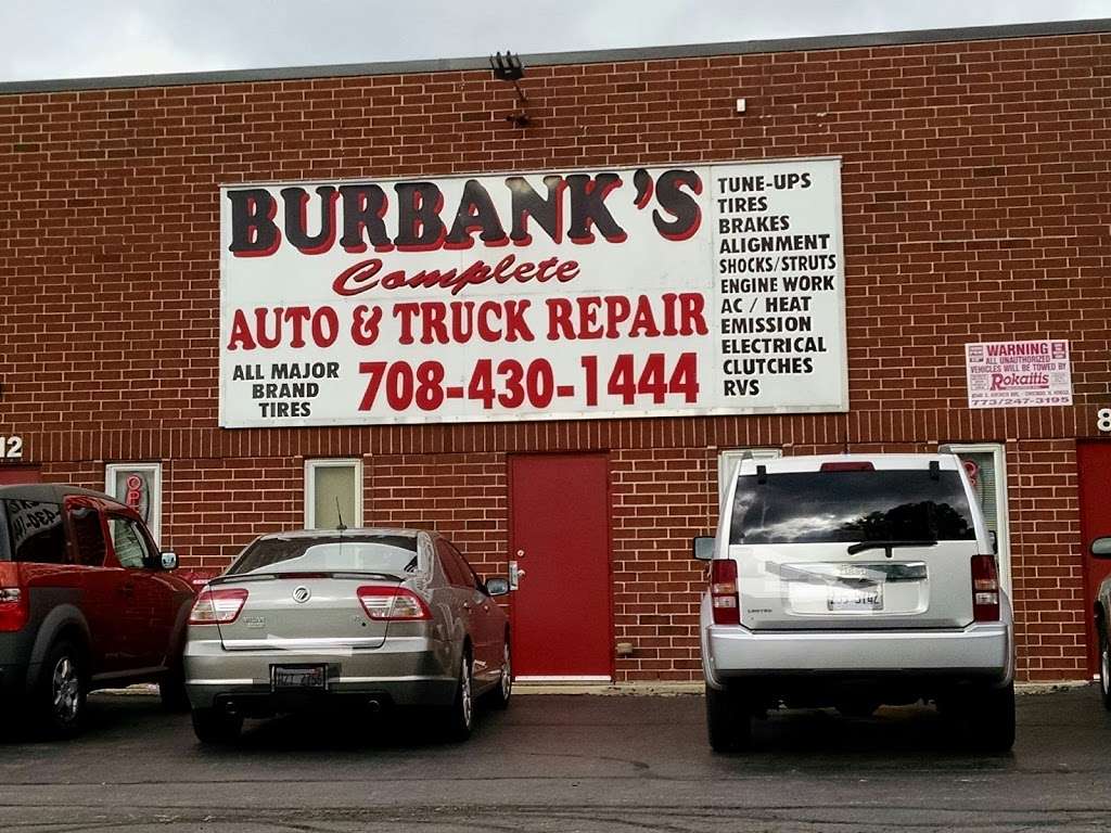 Burbanks Complete Auto-Truck | 8410 S Oketo Ave, Bridgeview, IL 60455 | Phone: (708) 430-1444