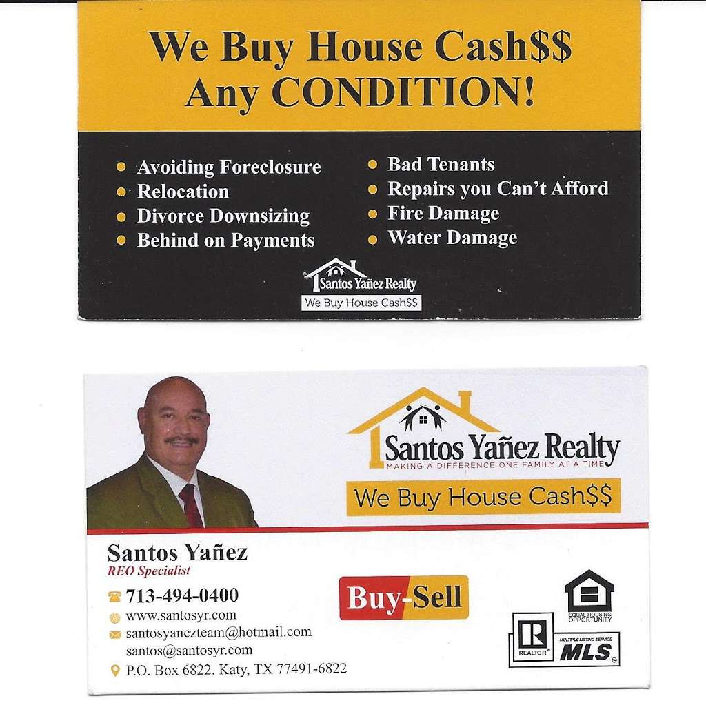 Santos Yanez Realty | 16147 Barbarossa Dr, Houston, TX 77083, USA | Phone: (713) 494-0400