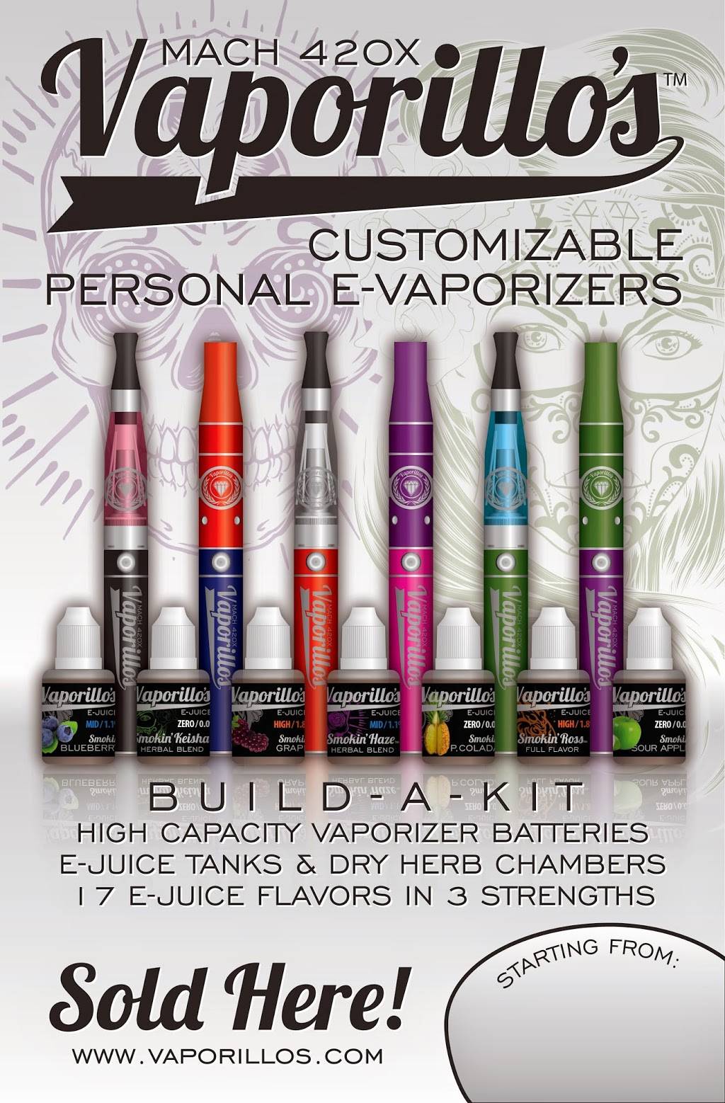 Vaporillos | 4900 Thornton Rd #107, Raleigh, NC 27616, USA | Phone: (919) 961-4910