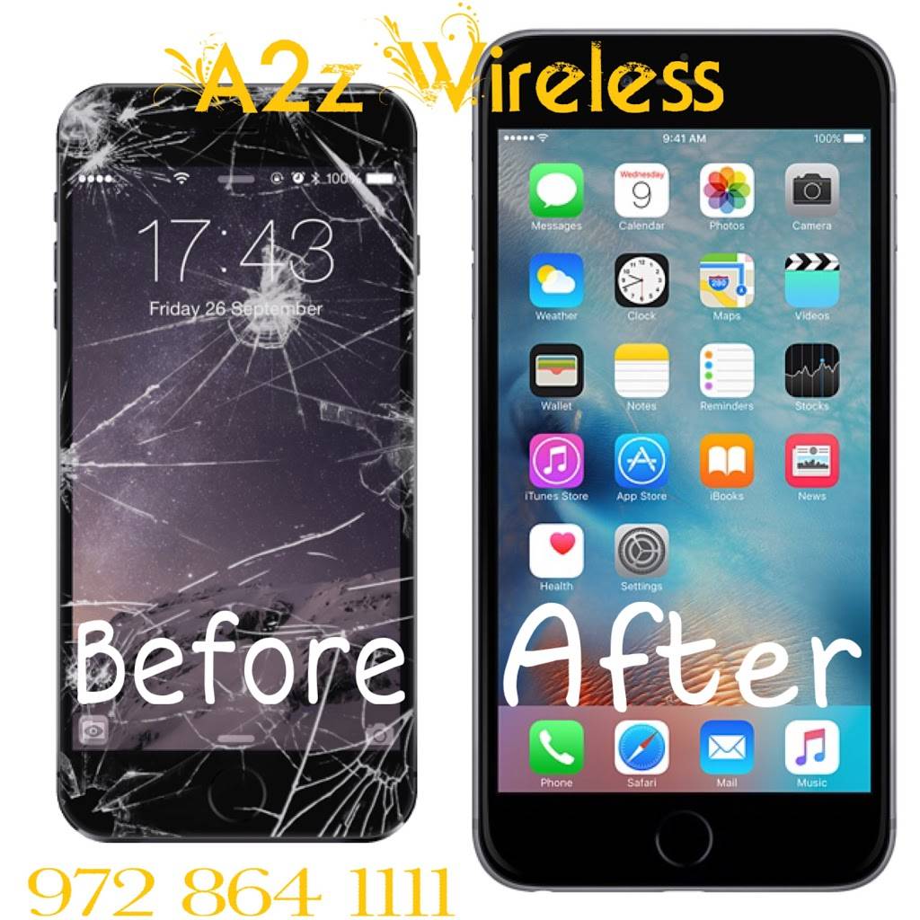 A2Z Wireless Cell Phone IPhone IPad Samsung Repair | 3630 Saturn Rd, Garland, TX 75041, USA | Phone: (972) 864-1111