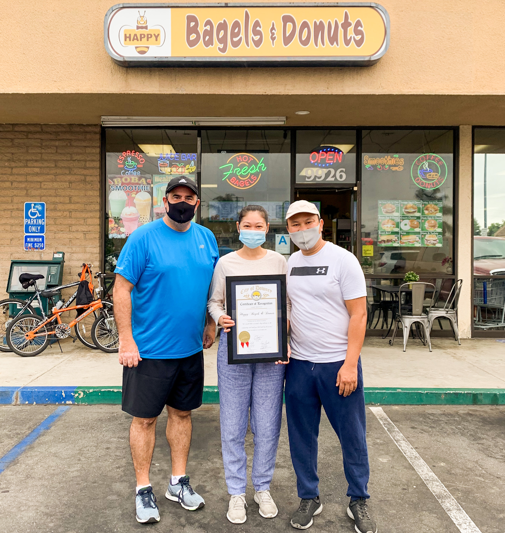 Happy Bagels & Donuts | 9926 Lakewood Blvd, Downey, CA 90240, USA | Phone: (562) 862-6292