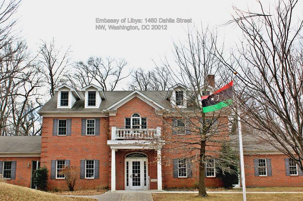 Embassy of Libya | 1460 Dahlia St NW, Washington, DC 20012 | Phone: (202) 944-9601