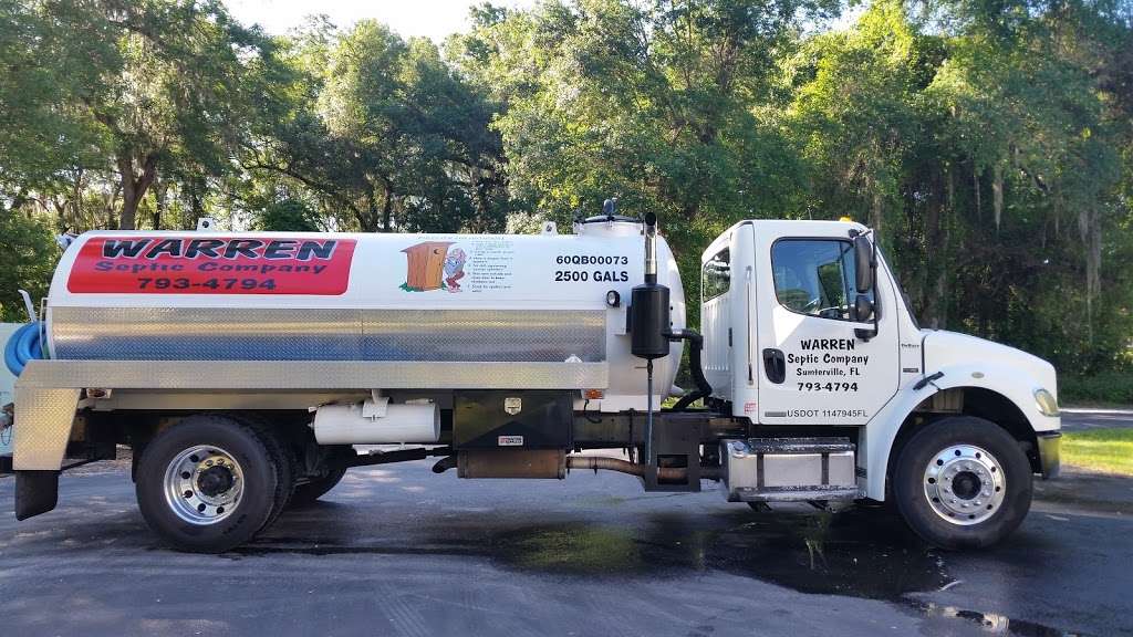 Warren Septic Company | 1289 FL-471, Sumterville, FL 33585, USA | Phone: (352) 793-4794