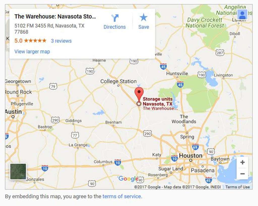 The Warehouse: Navasota Storage & Business Center | 5102 FM 3455 Rd, Navasota, TX 77868, USA | Phone: (507) 400-7233