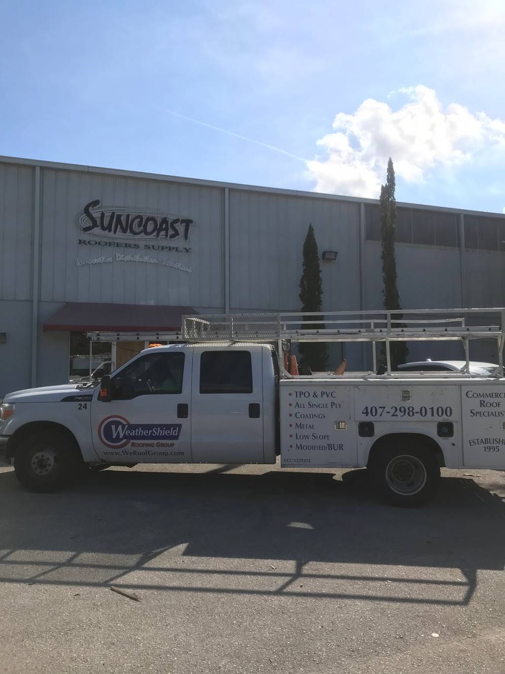 Suncoast Roofers Supply | 2251 Mercy Dr, Orlando, FL 32808, USA | Phone: (407) 650-9152