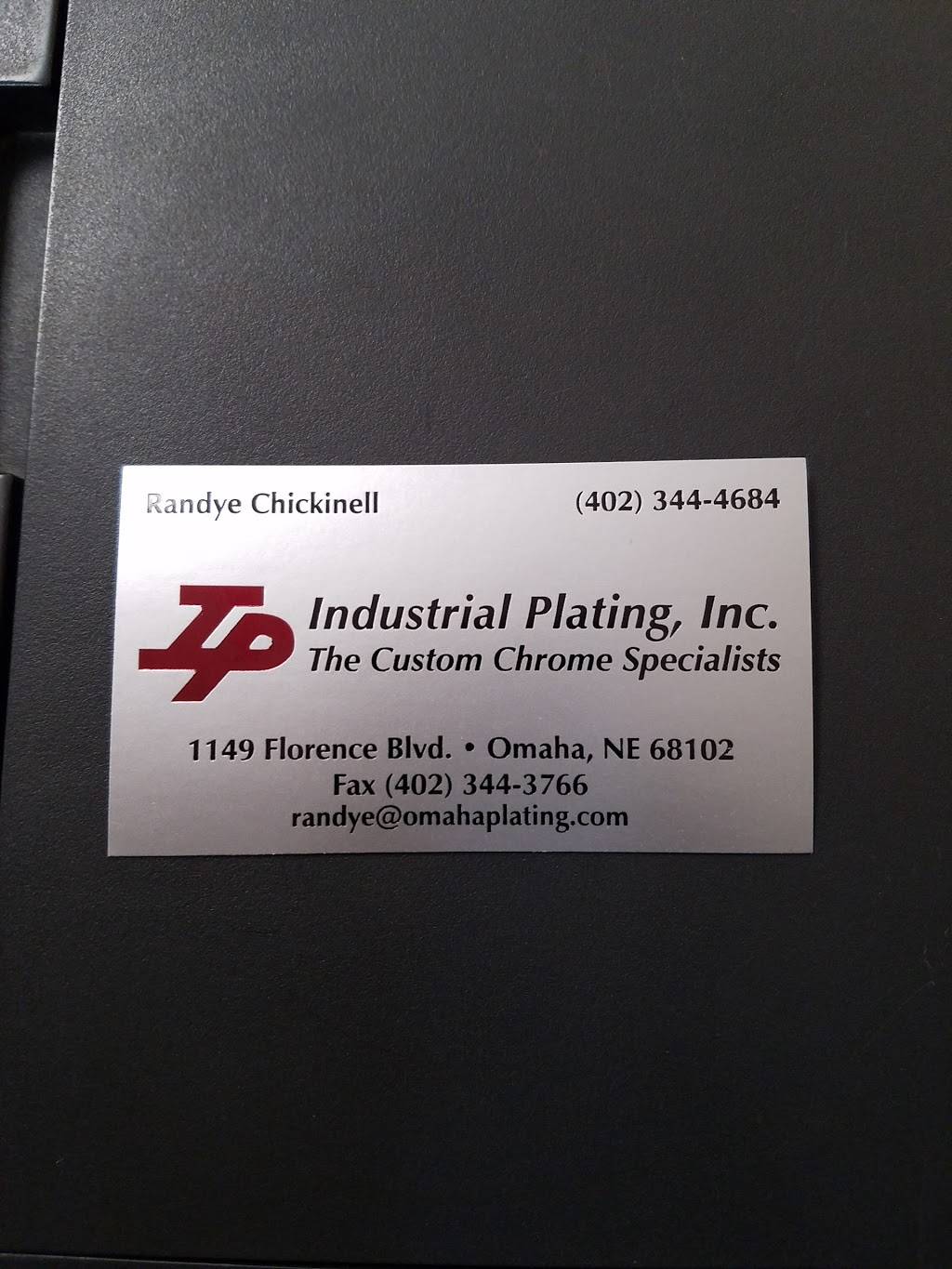 Industrial Plating | 1149 Florence Blvd, Omaha, NE 68102, USA | Phone: (402) 344-4684