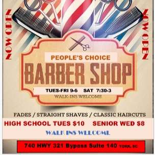 Peoples Choice Barbershop | 740 US-321 #140, York, SC 29745, USA | Phone: (803) 693-6945