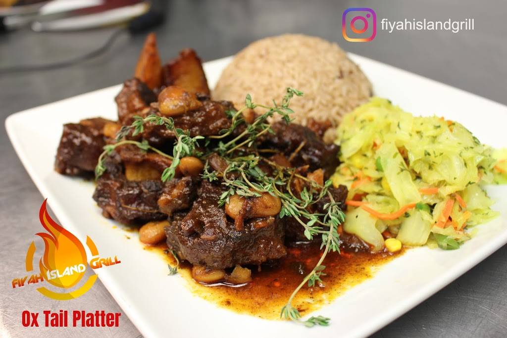 Fiyah Island Grill | 2416 E Monument St, Baltimore, MD 21205, USA | Phone: (410) 675-4000