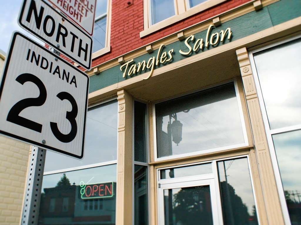 Tangles Salon | 110 N Main St, North Liberty, IN 46554, USA | Phone: (574) 656-3636