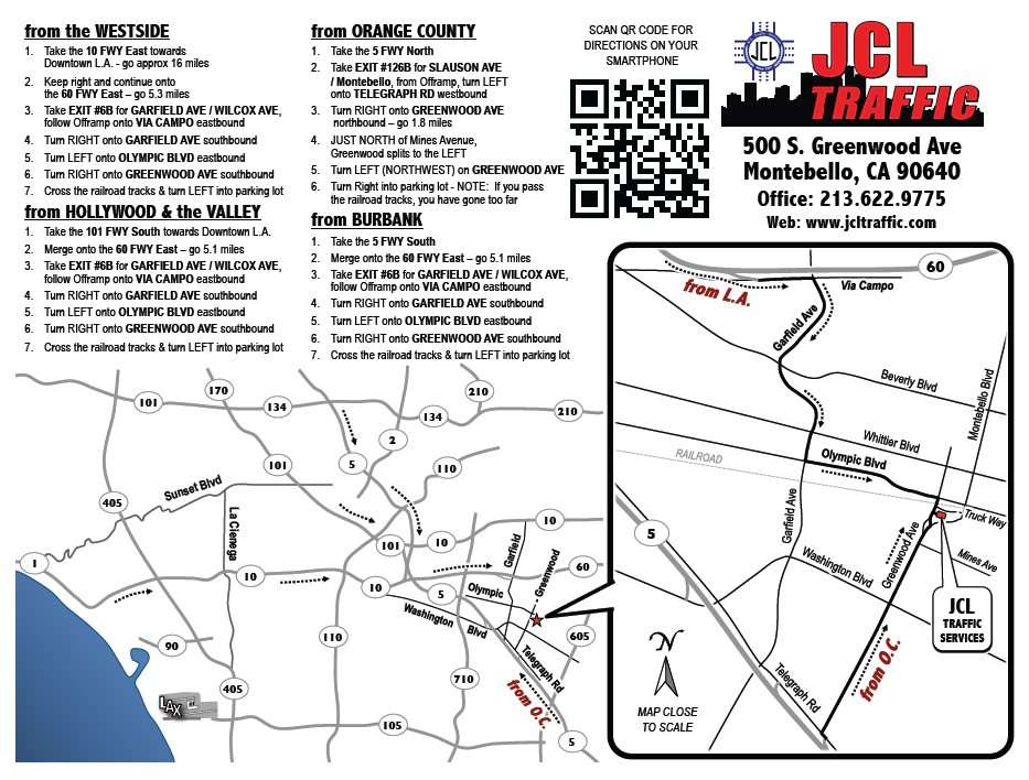 JCL Traffic | 500 S Greenwood Ave, Montebello, CA 90640 | Phone: (213) 622-9775