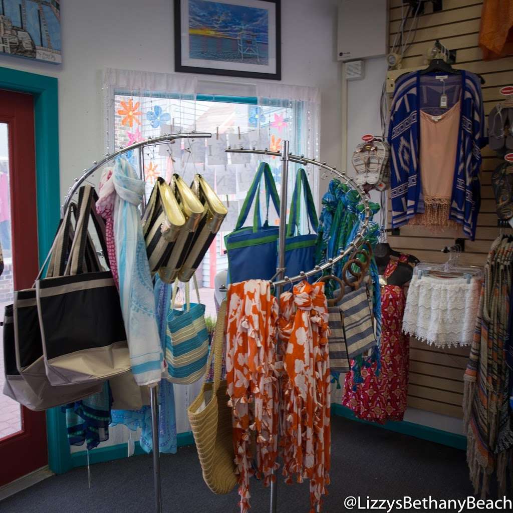 Lizzys Resort Wear | 100 Garfield Pkwy, Bethany Beach, DE 19930, USA | Phone: (302) 581-9190