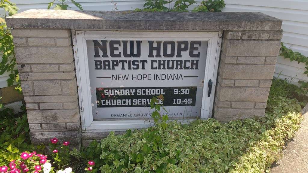 New Hope Baptist Church | 2031 W Porter Ridge Rd, Spencer, IN 47460, USA | Phone: (812) 829-3403