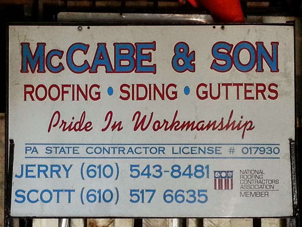 McCabe And Son Roofing | 1913 Pershing Ave, Morton, PA 19070, USA | Phone: (610) 517-6635