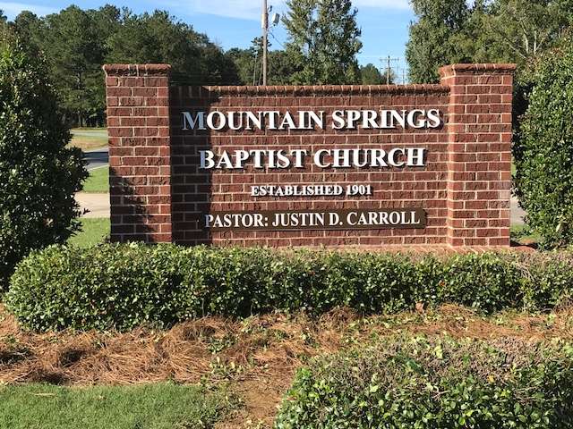 Mountain Springs Baptist Church | 2509 Mountain Springs Church Rd, Monroe, NC 28112, USA | Phone: (704) 764-3864