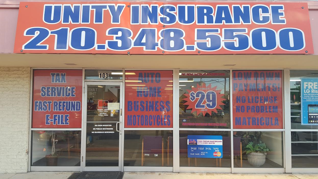 Unity Insurance Agency | 5112 West Ave #103, San Antonio, TX 78213, USA | Phone: (210) 348-5500