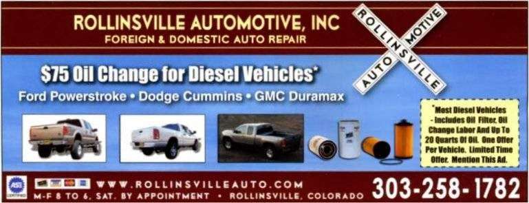 Rollinsville Auto | 155 Main St, Rollinsville, CO 80474, USA | Phone: (303) 258-1782