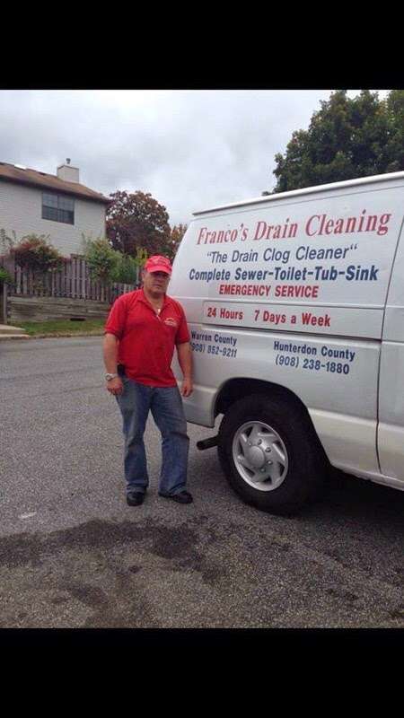 Francos Complete Drain Cleaning | 128 Cynthia Dr, Hackettstown, NJ 07840, USA | Phone: (908) 310-8858