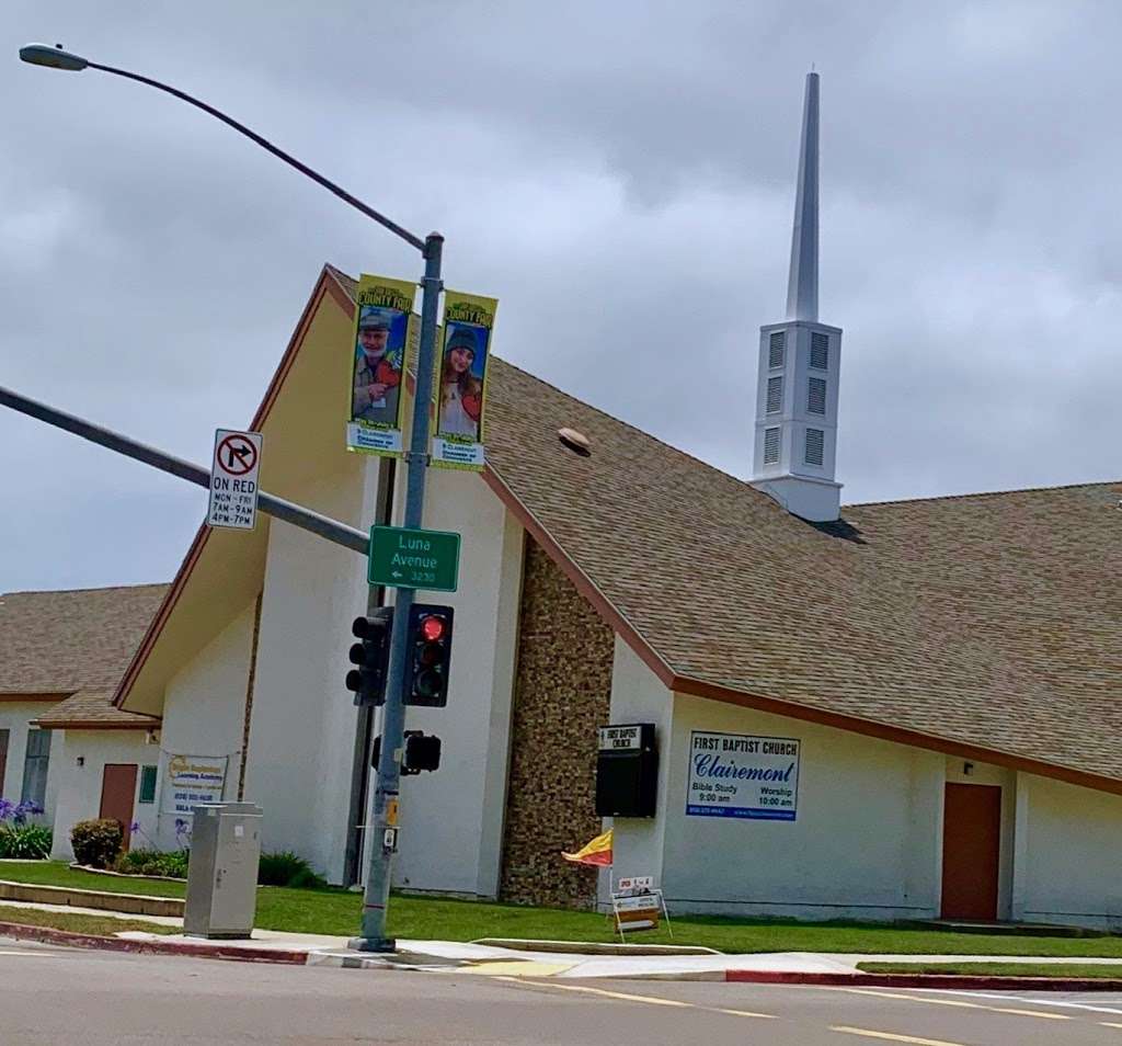 First Baptist Church of Clairemont | 3219 Clairemont Mesa Blvd, San Diego, CA 92117, USA | Phone: (858) 273-4642