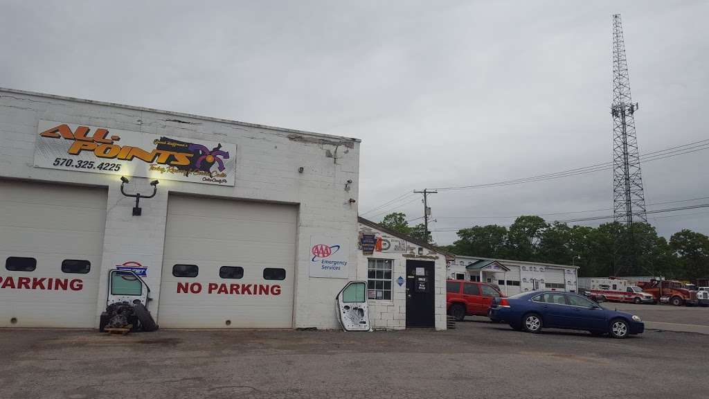 All Points Towing, Recovery, & Service Center | 136 Smith Rd, Jim Thorpe, PA 18229, USA | Phone: (570) 325-4225